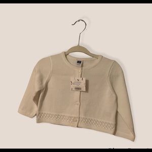 Janie and Jack cardigan 3-6 months